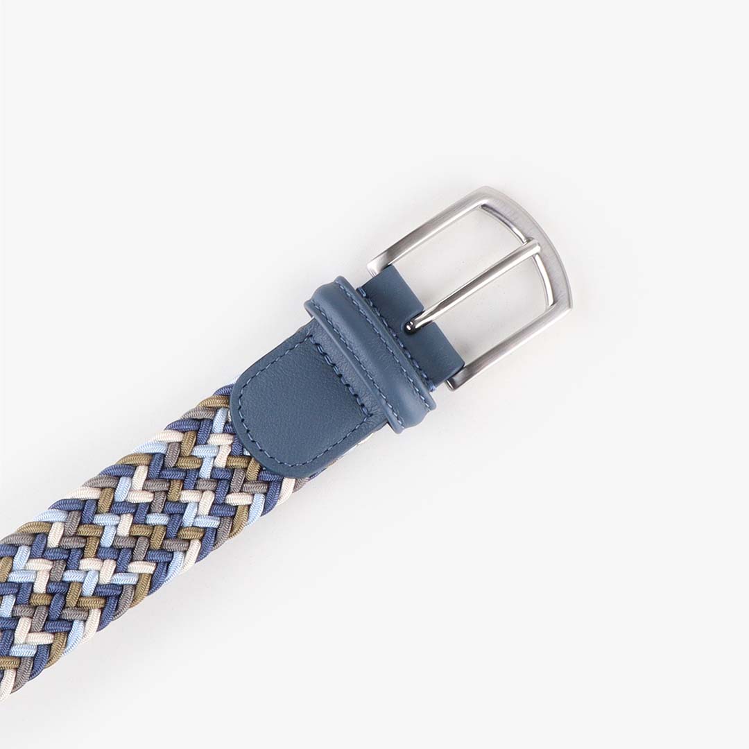 Anderson's Classic Multi Colour Elastic Woven Belt - Image 2