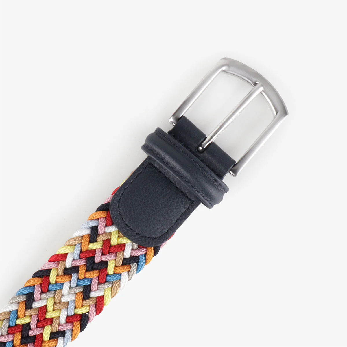 Anderson's Classic Multi Colour Elastic Woven Belt - Image 2