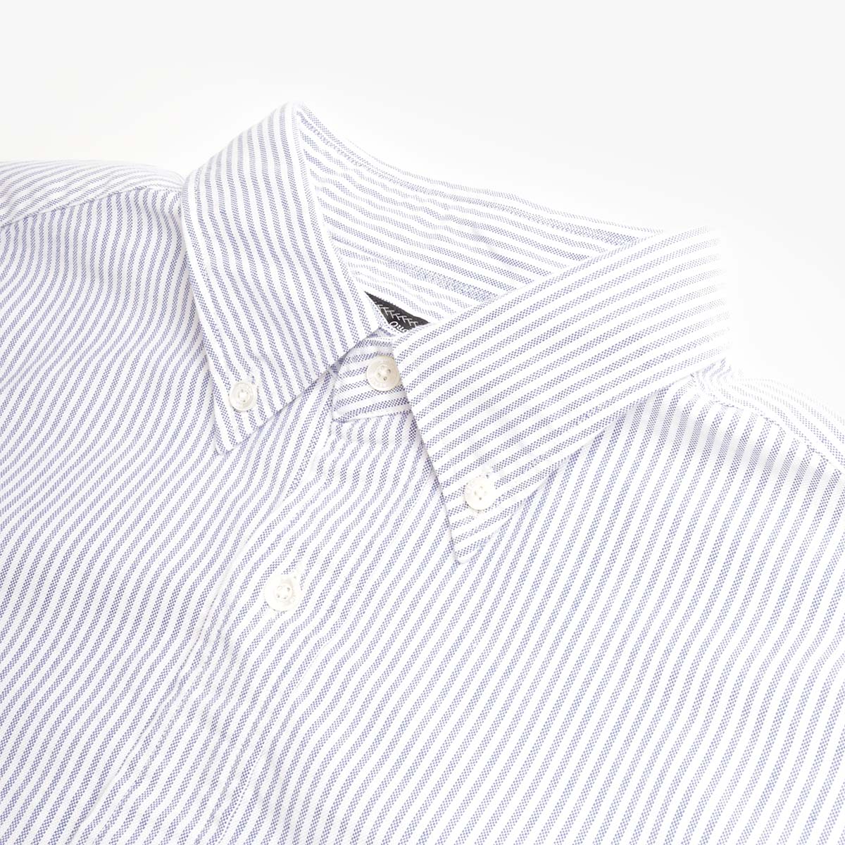 Beams Plus Button Down Oxford Candy Stripe Shirt - Image 3