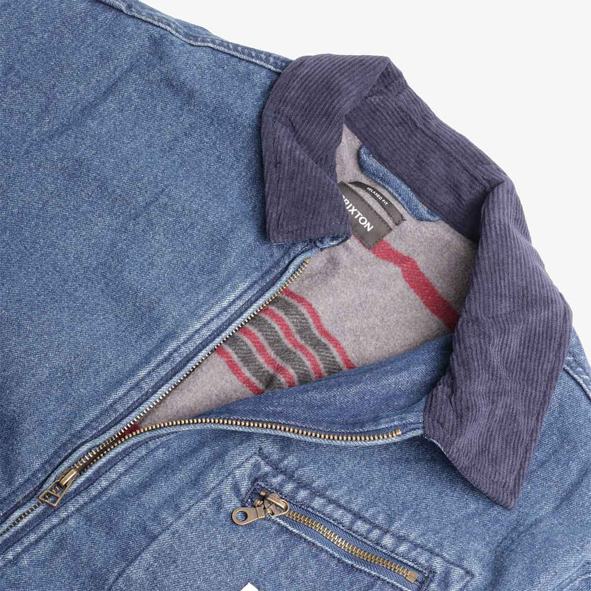 Brixton Altered Threads Lined Garage Jacket - Image 4