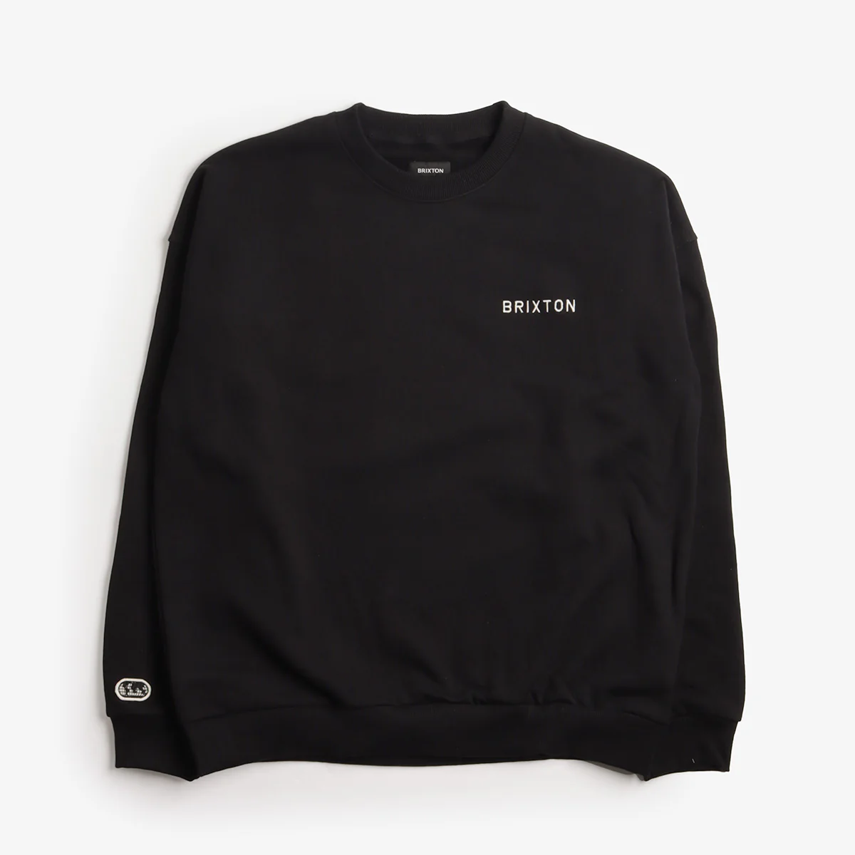 Brixton Embroidered Heavyweight Crew Sweatshirt