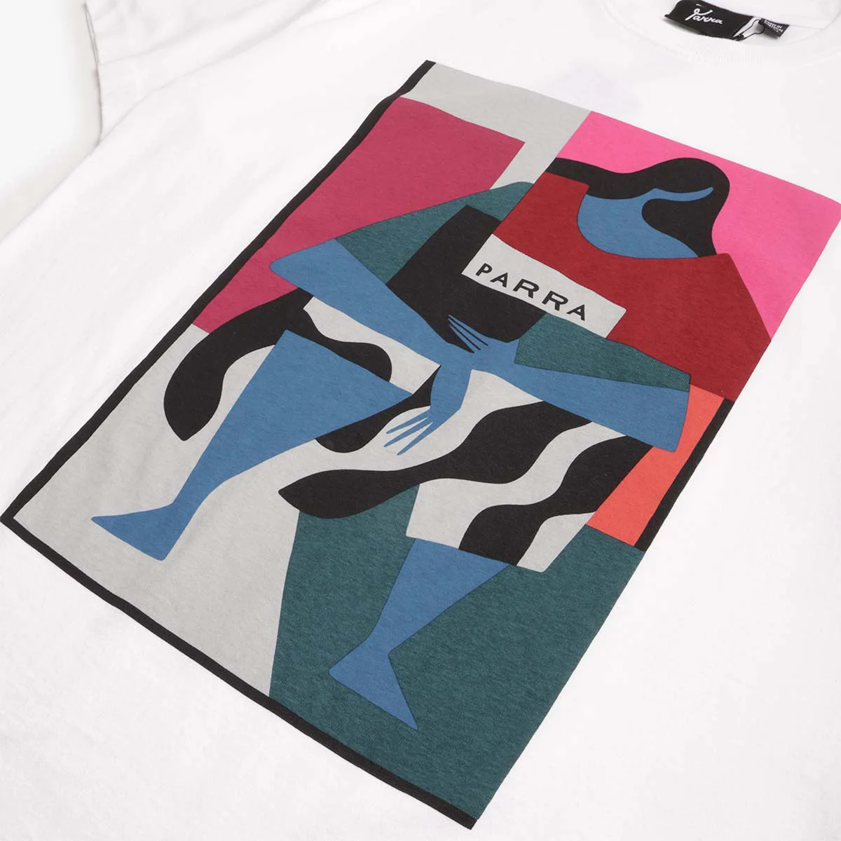 By Parra Reading The Square T-Shirt - Image 2