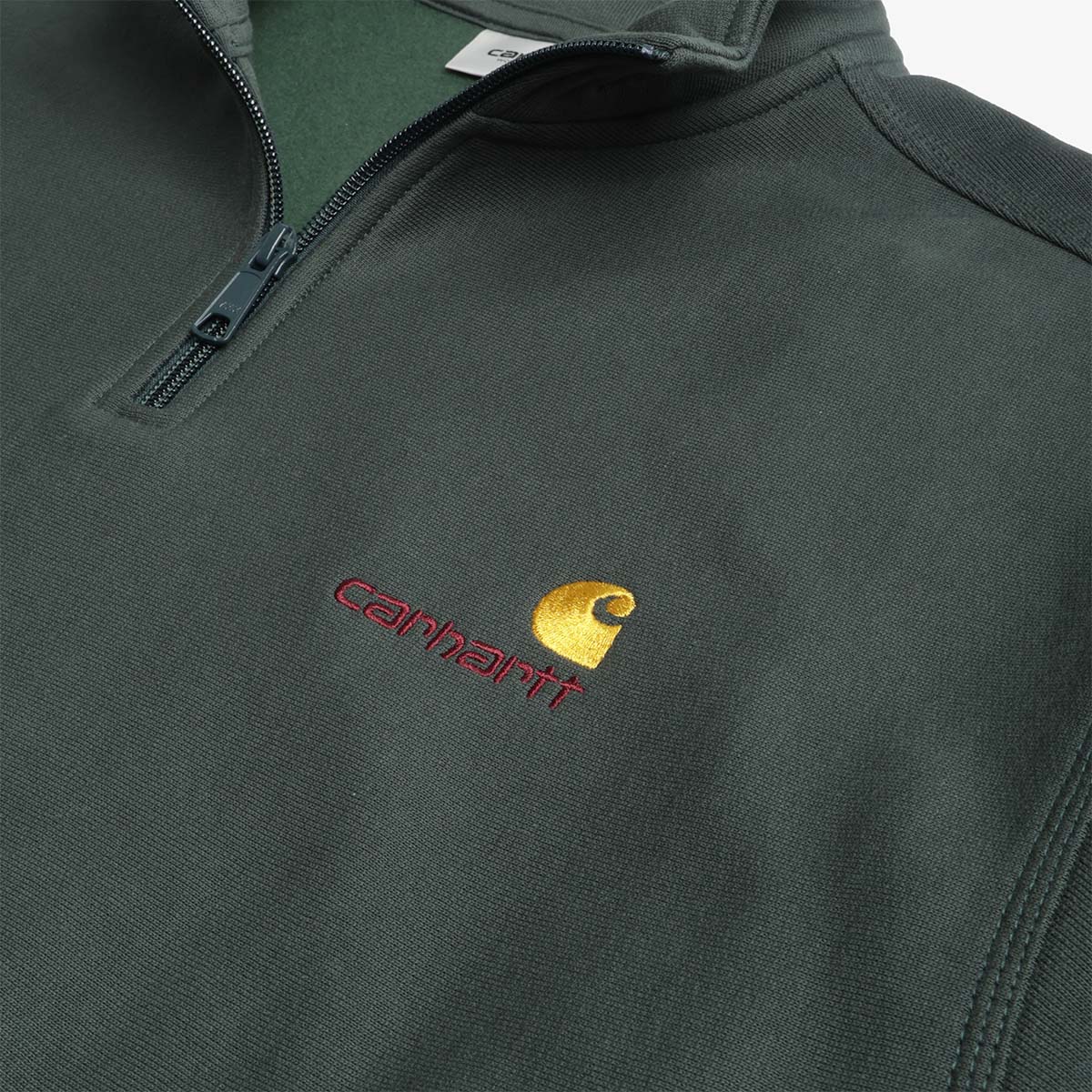 Carhartt WIP American Script Half Zip Sweatshirt - Image 2