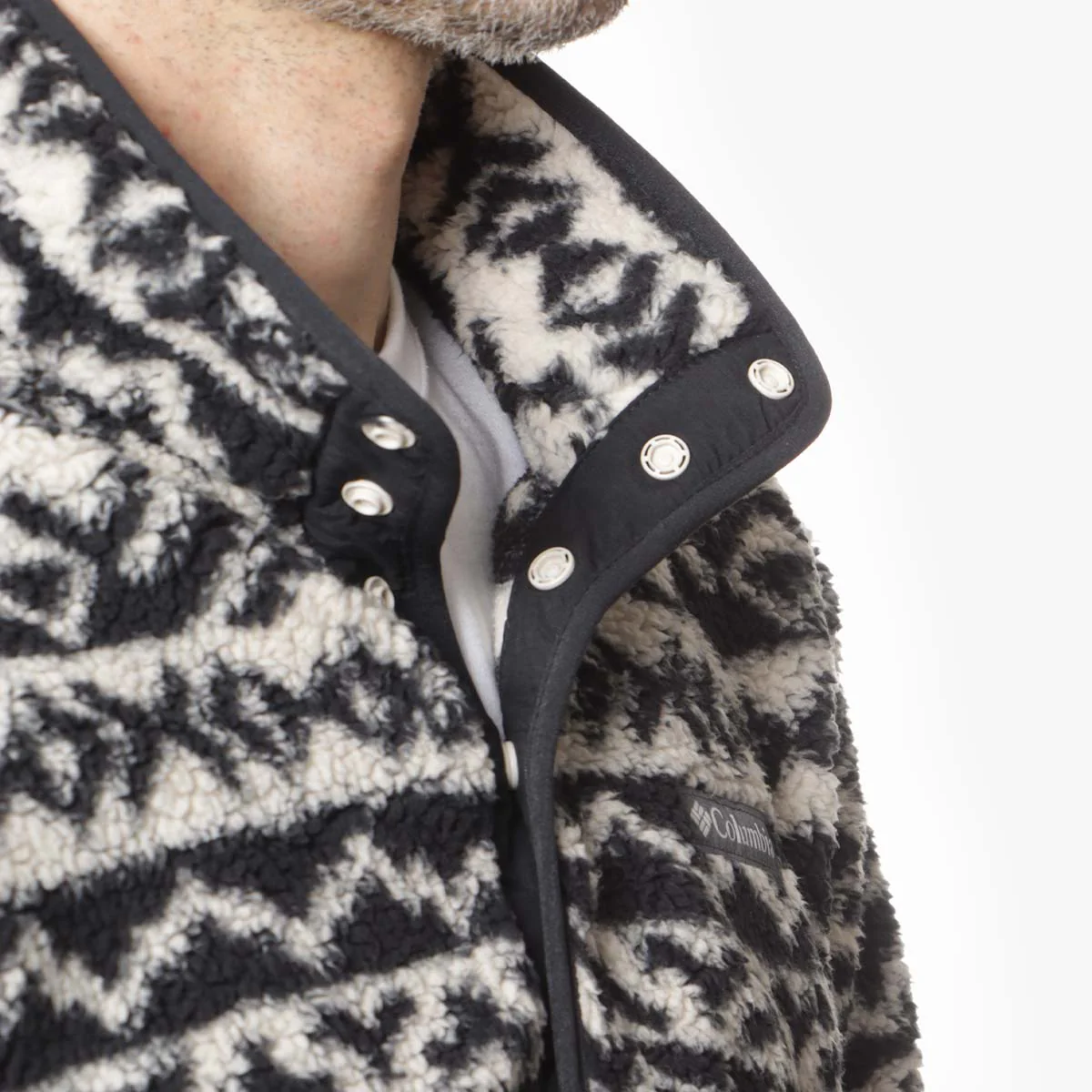 Columbia Rugged Ridge III Printed Sherpa Half Snap Fleece - Image 4