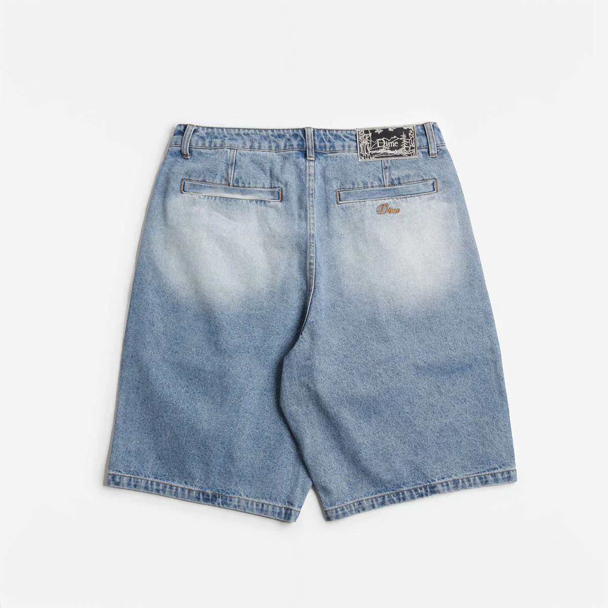 Dime Pleated Denim Shorts - Image 5