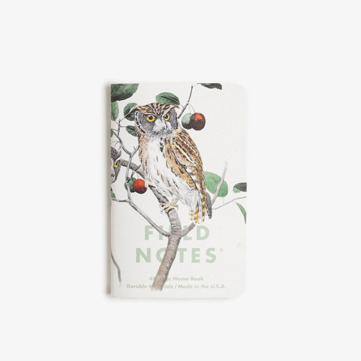 Field Notes Birds & Trees of North America Pack A: Screech Owl, Blue Jay, Brewer Sparrow 3-Pack Notebook