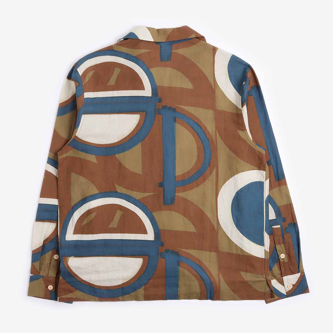 Folk Long Sleeve Soft Collar Shirt - Image 2