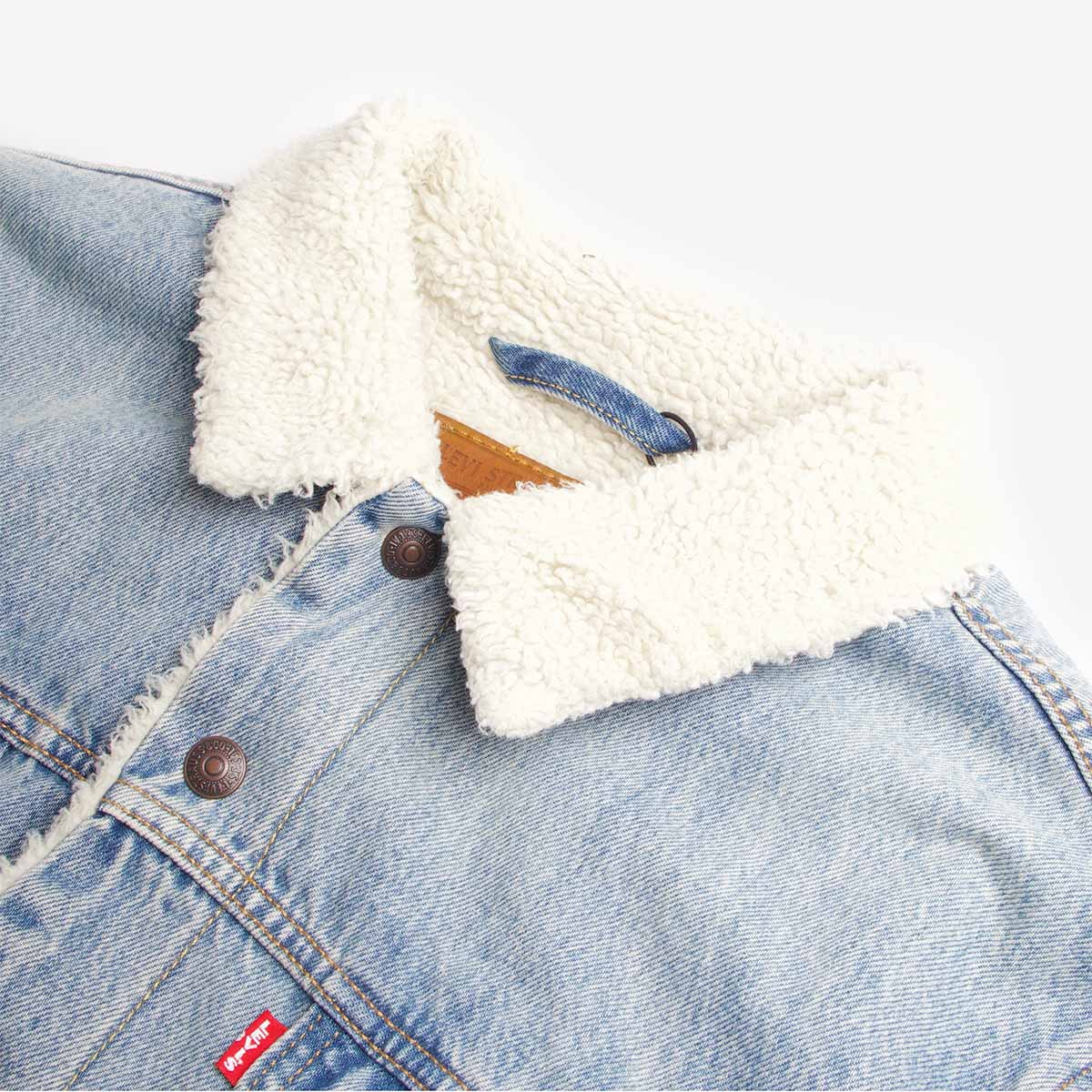 Levi's Relaxed Fit Sherpa Trucker Jacket - Image 4