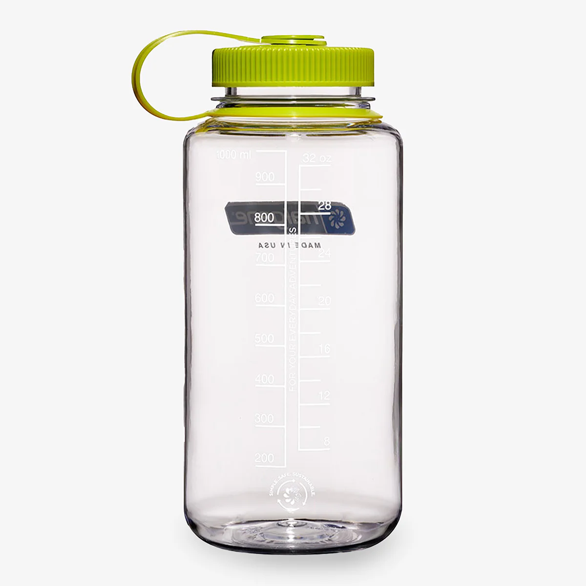 Nalgene Wide Mouth 1 Litre Tritan Sustain Water Bottle - Image 2