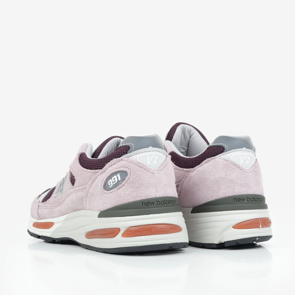 New Balance Made in UK 991v2 Grape Sorbet Shoes - Image 3