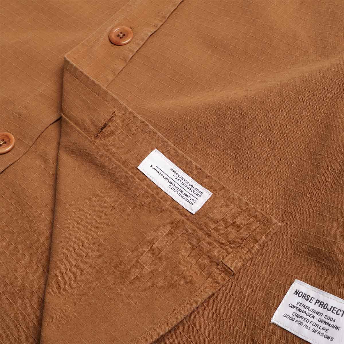 Norse Projects Algot Cotton Ripstop Relaxed Shirt - Image 4