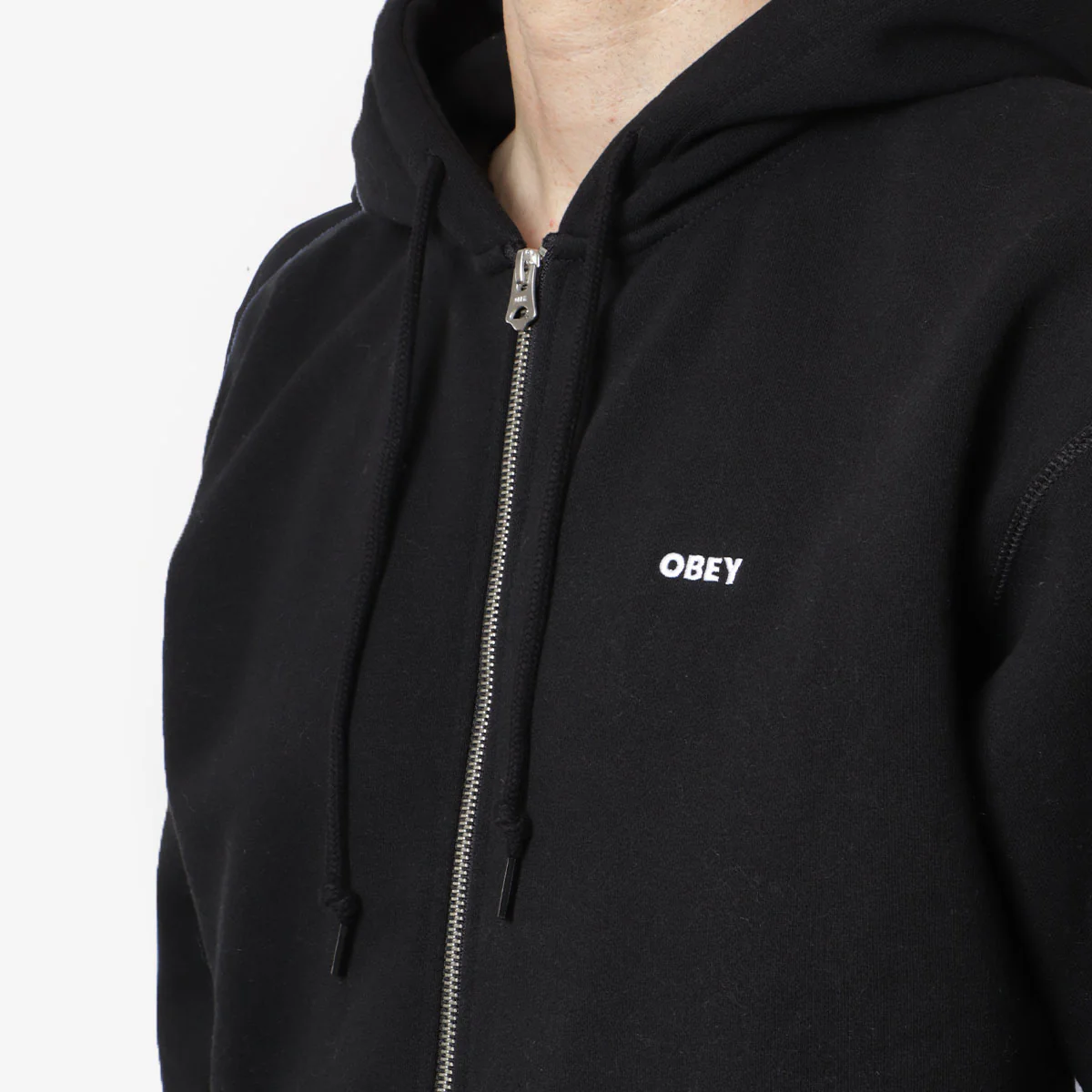 OBEY Established Works Bold Zip Hoodie II - Image 2