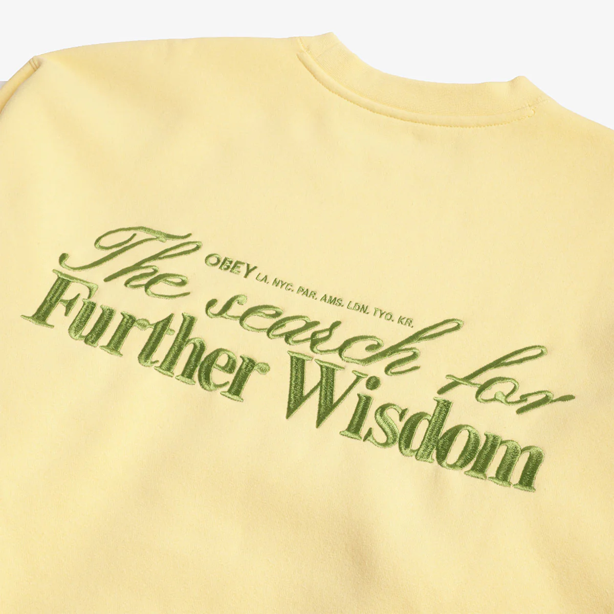 OBEY Further Wisdom Crew Sweatshirt - Image 4