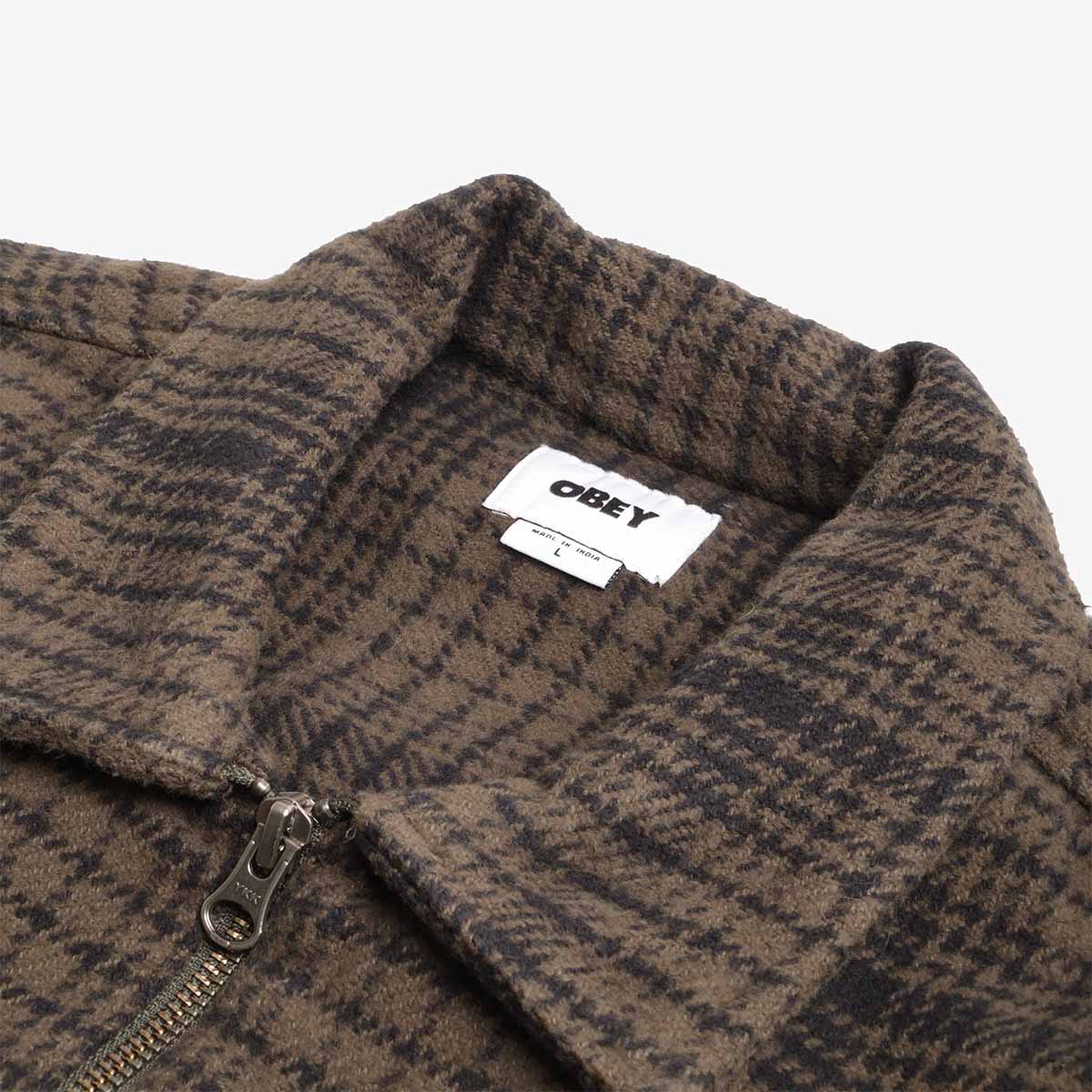 OBEY Parker Zip Shirt Jacket - Image 3
