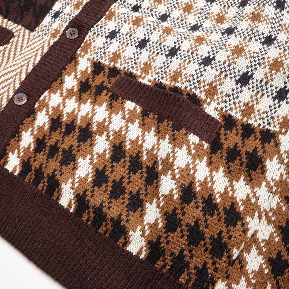 OBEY Patchwork Cardigan - Image 4