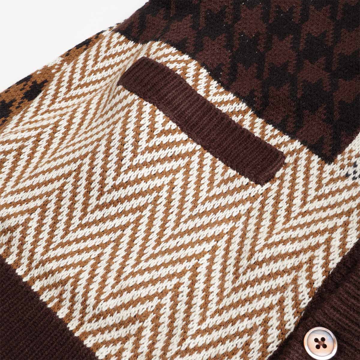 OBEY Patchwork Cardigan - Image 5