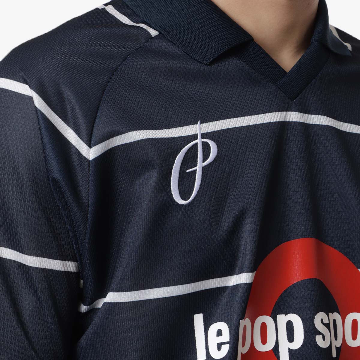 Pop Trading Company Striped Sportif Shirt - Image 3