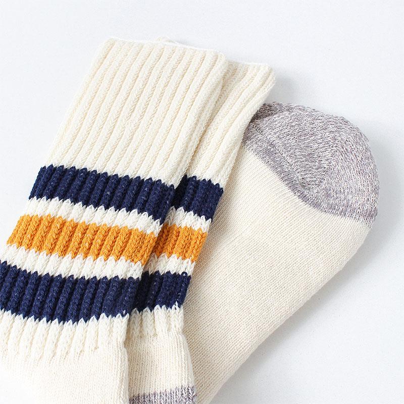 Rototo Coarse Ribbed Old School Crew Socks - Image 2