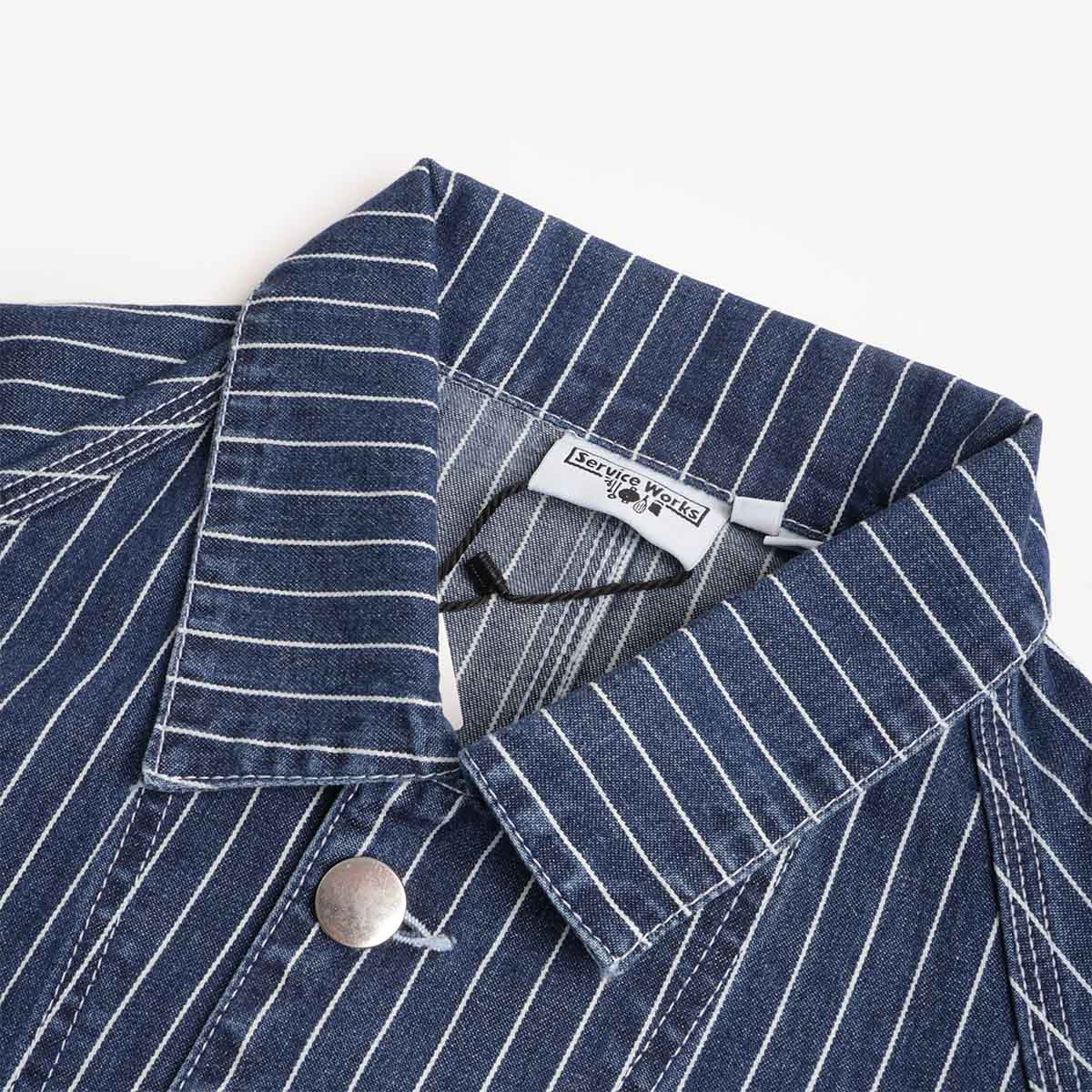 Service Works Pinstripe Denim Coverall 2.0 Jacket - Image 2