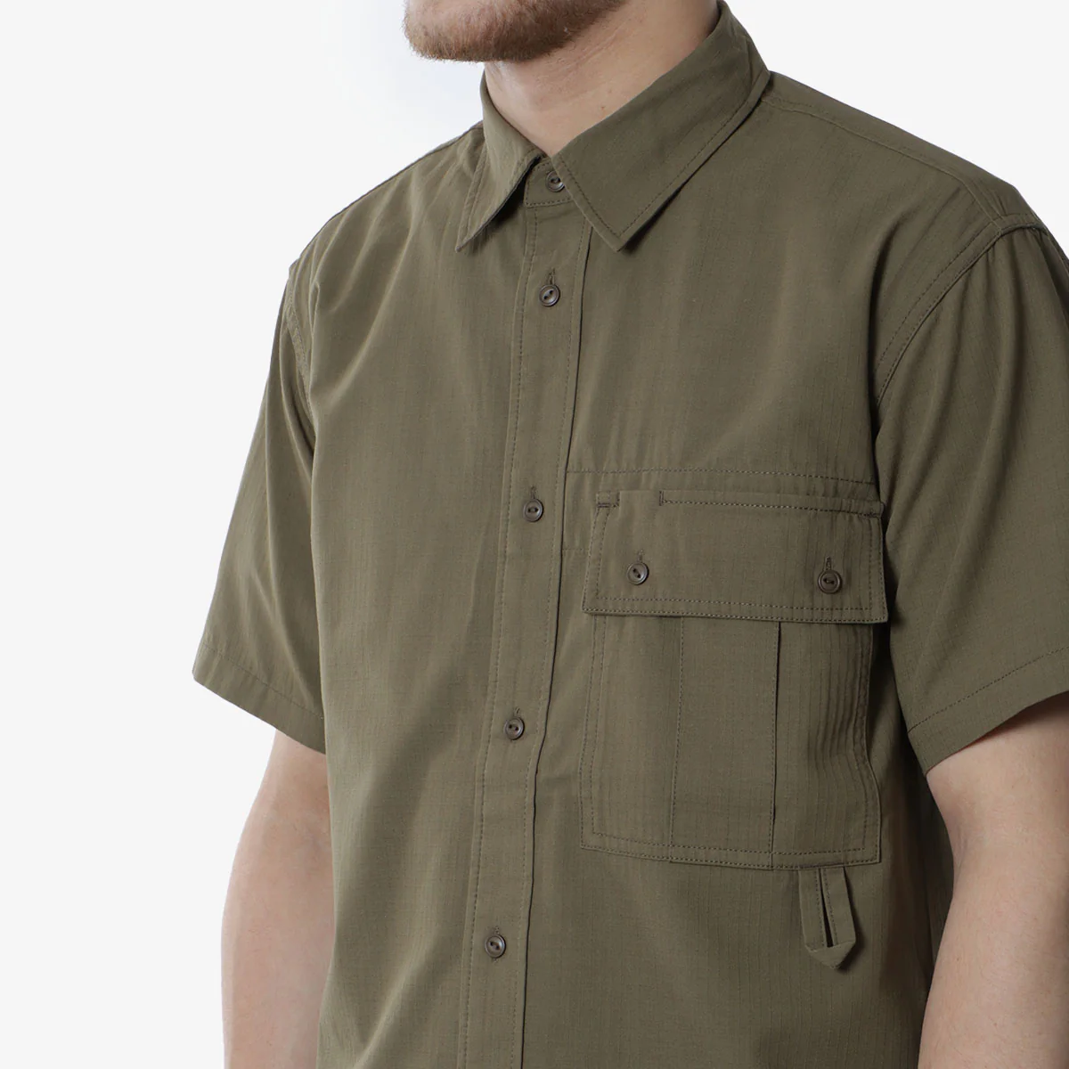 Snow Peak Takibi Light Ripstop Short Sleeve Shirt - Image 3