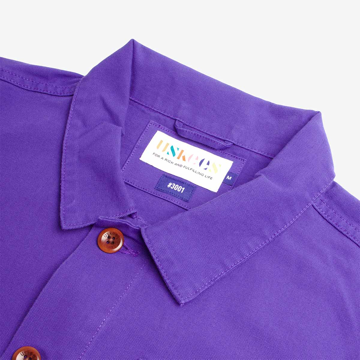 Uskees Buttoned 3001 Overshirt - Image 3